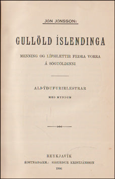 Gullöld Íslendinga # 86786