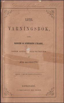 Lítil varningsbók handa bændum og búmönnum # 86787
