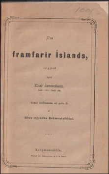 Um framfarir Íslands # 86788