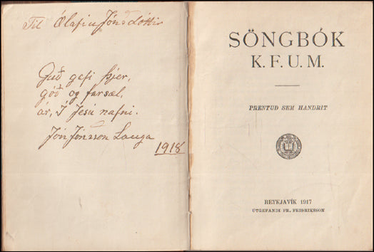 Söngbók K.F.U.M. # 86832