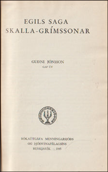 Egils saga Skallagrímssonar # 87397