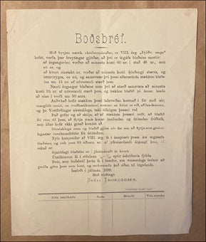 Boðsbréf. Þjóðviljinn ungi # 87473