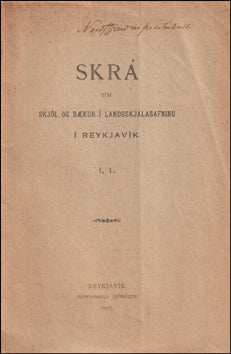 Skrá um skjöl og bækur # 87693