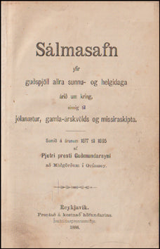 Sálmasafn yfir guðspjöll allra sunnu- og helgidaga # 87732