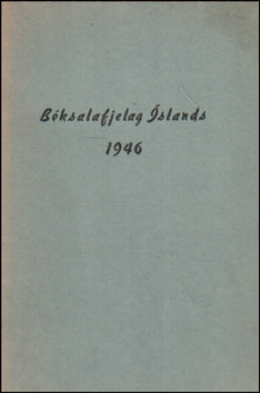 Bóksalafjelag Íslands 1946 # 87789