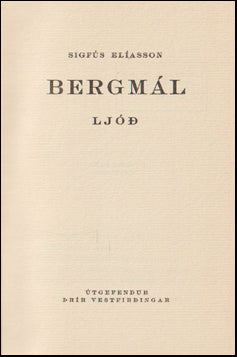 Bergmál # 87940