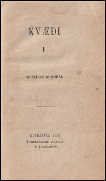 Kvæði I # 88259