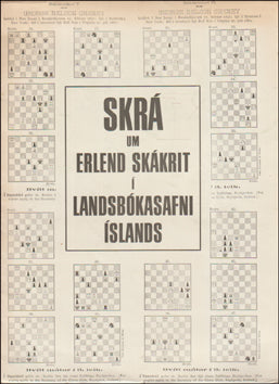 Skrá um erlend skákrit í Landsbókasafni Íslands # 88437