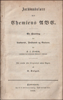 Jordbundslære med Chemiens A B C # 88486