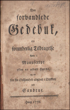 Den forvandlede Gedebuk # 88520