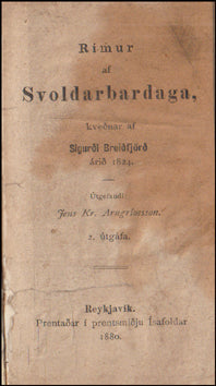 Rímur af Svoldarbardaga # 88524