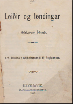 Leiðir og lendingar í fiskiverum Íslands I # 88621