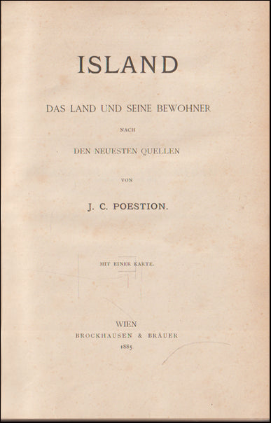 Island, das Land und seine Bewohner # 88713