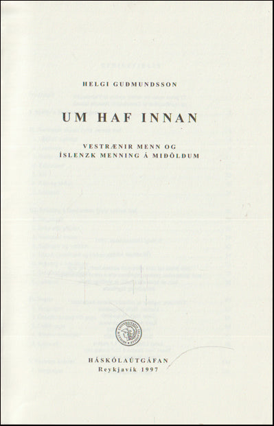 Um haf innan # 88767