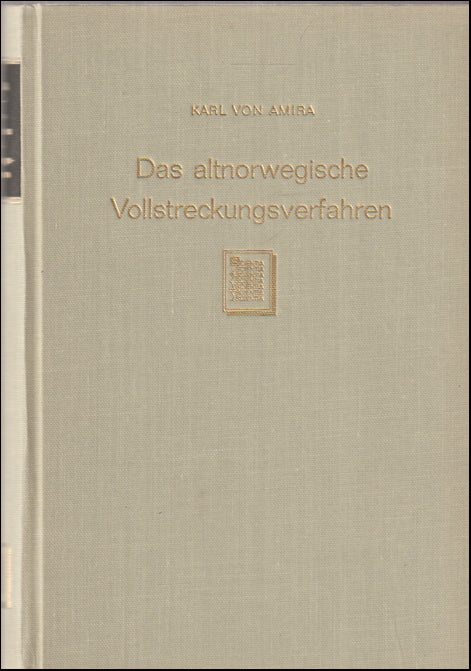 Das altnorwegische vollstreckungsverfahren