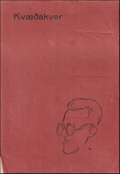 Kvæðakver Halldórs Kiljan Laxness # 88814