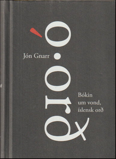 Bad Words. The Book of Bad Icelandic Words # 88856