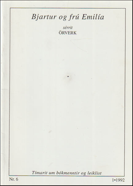 Bjartur og frú Emilía. Örverk # 88895