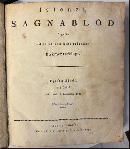 &nbsp;Íslenzk sagnablöð # 88922