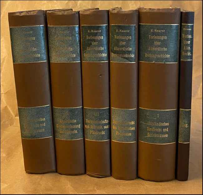 Vorlesungen über altnordische Rechtsgeschichte # 88969