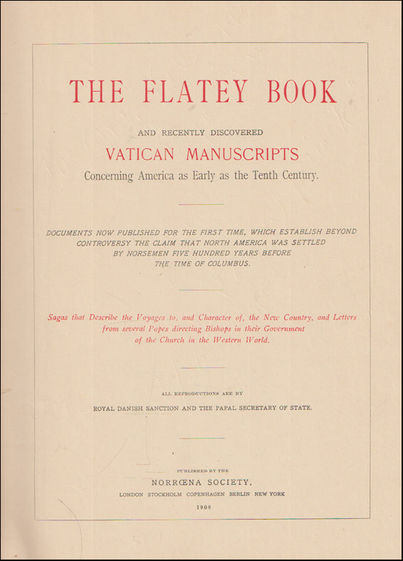 The Flatey Book # 89087