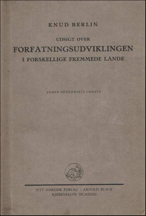 Udsigt over forfatningsudviklingen i forskellige fremmede lande # 89093