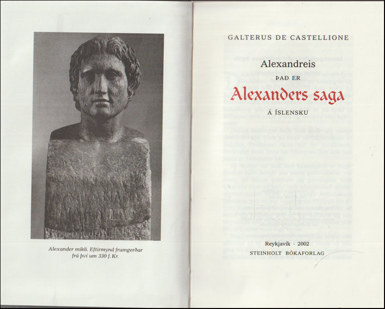 Alexandreis. Það er Alexanders saga # 89119
