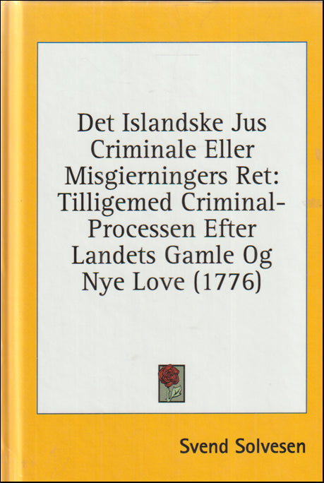 Det Islandske JUS CRIMINALE # 89132