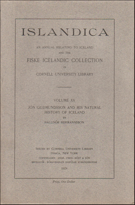 Jón Guðmundsson and his Natural History of Iceland # 89143