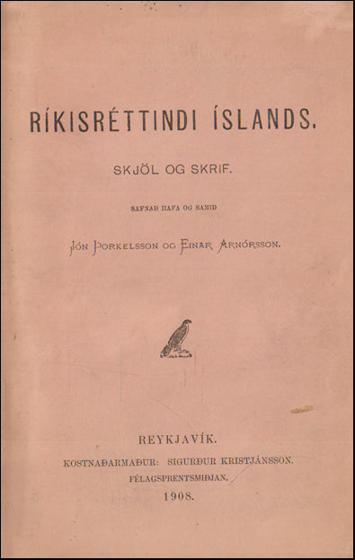 Ríkisréttindi Íslands - Þjóðréttarsamband Íslands og Danmerkur # 89194