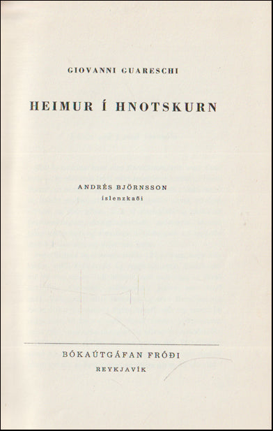 Heimur í hnotskurn - Nýjar sögur af Don Camillo # 89211