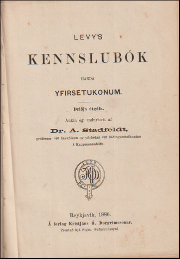 Levy's kennslubók handa yfirsetukonum # 89215