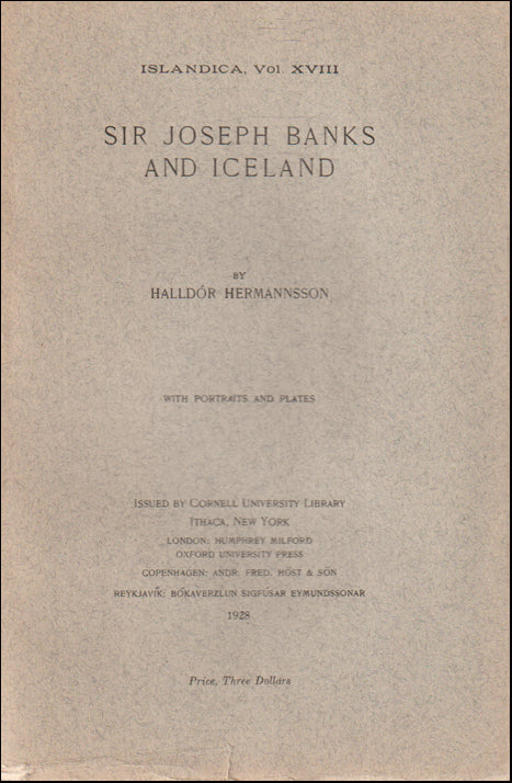 Sir Joseph Banks and Iceland # 89261