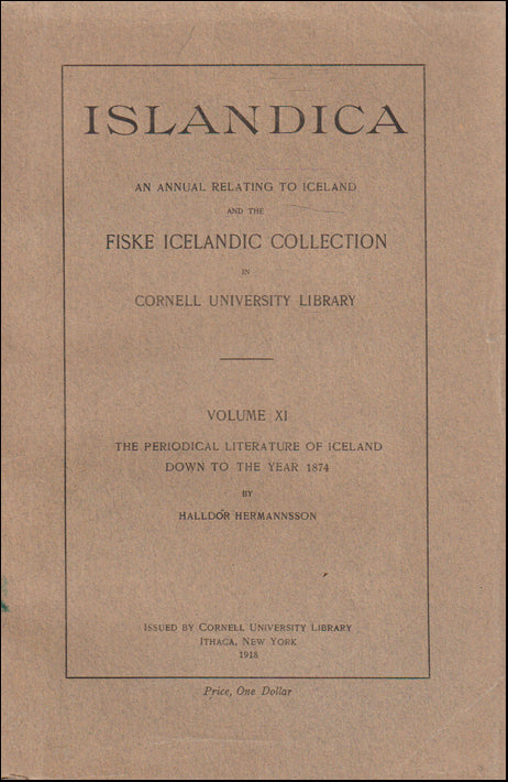 The periodical literature of Iceland # 89265