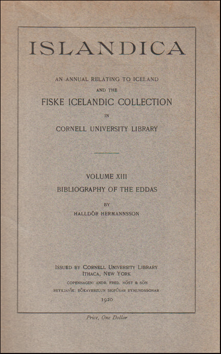 Bibliography of the Eddas # 89267