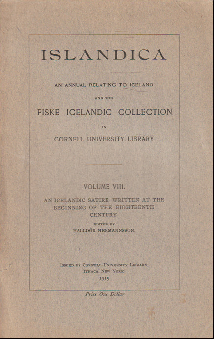 An Icelandic satire. Lof lýginnar # 89268