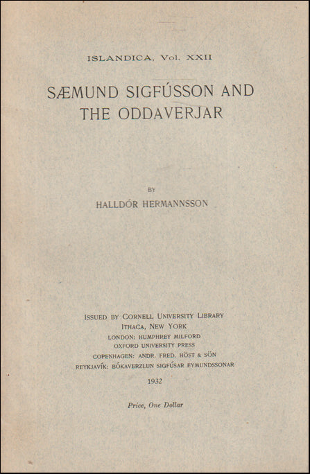 Sæmund Sigfússon and the Oddaverjar # 89274