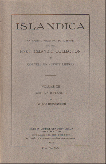 Modern Icelandic # 89275