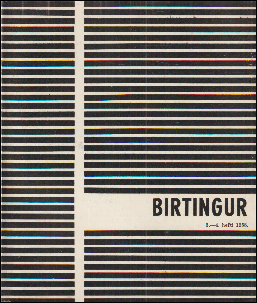 Birtingur. 3. - 4. hefti 1958 # 89312