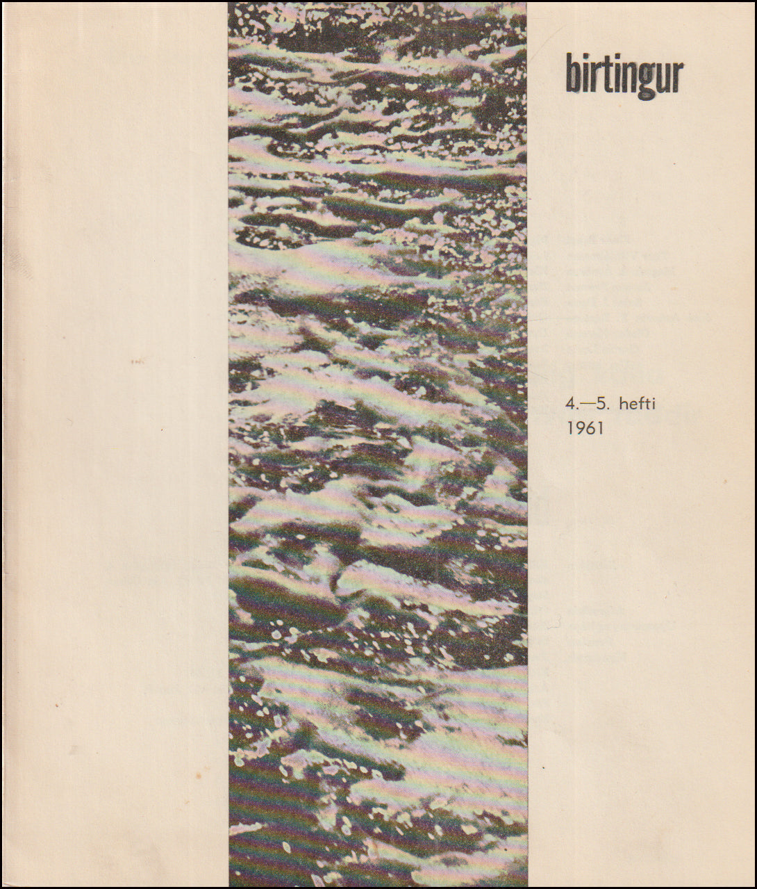 Birtingur. 4. - 5. hefti 1961 # 89313