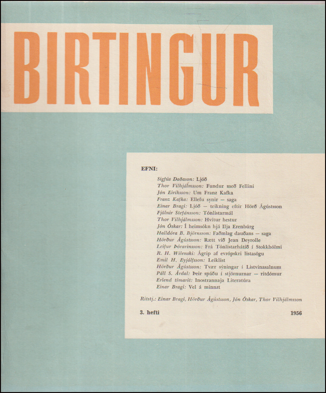 Birtingur. 3. hefti 1956 # 89321