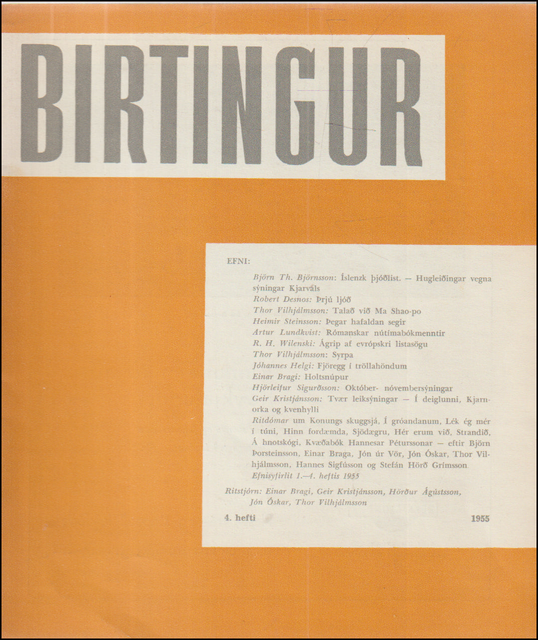 Birtingur. 4. hefti 1955 # 89322