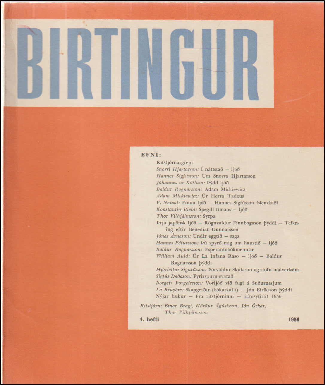 Birtingur. 4. hefti 1956 # 89323
