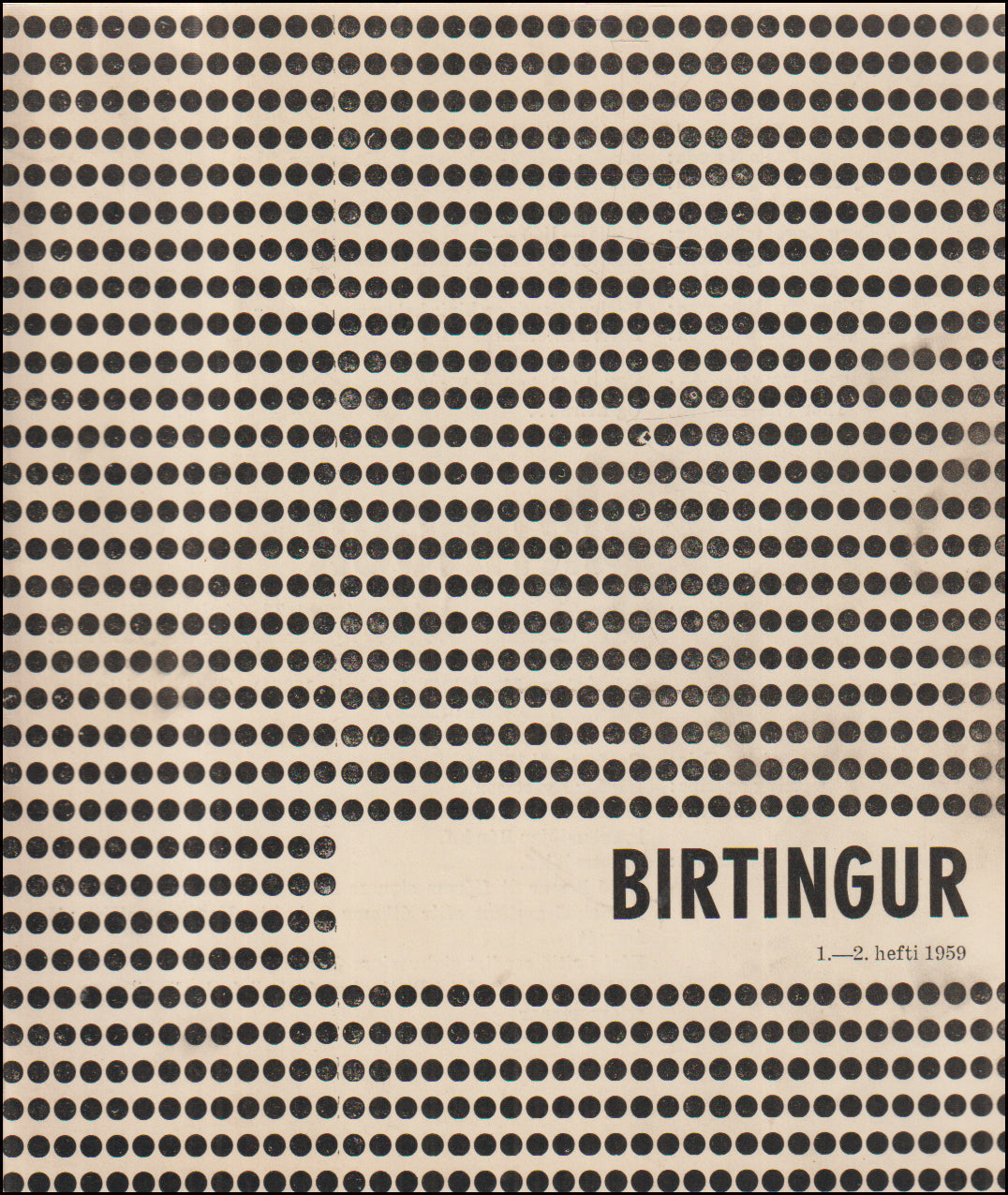 Birtingur. 1. - 2. hefti 1959 # 89326