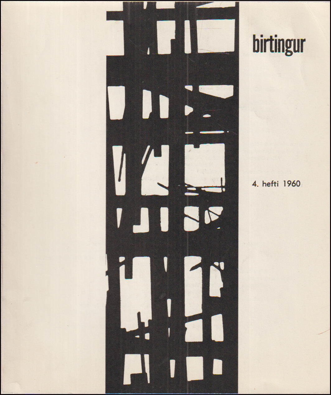 Birtingur 4. hefti 1960 # 89327