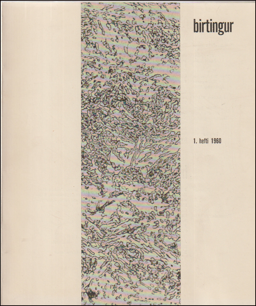 Birtingur. 1. hefti 1960 # 89329