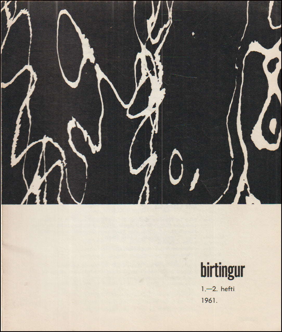 Birtingur. 1. - 2. hefti, 1961 # 89330