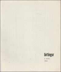 Birtingur. 3. hefti 1961. Fljúgandi næturlest # 89336