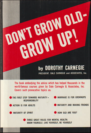 Don't Grow Old- Grow Up! # 89345