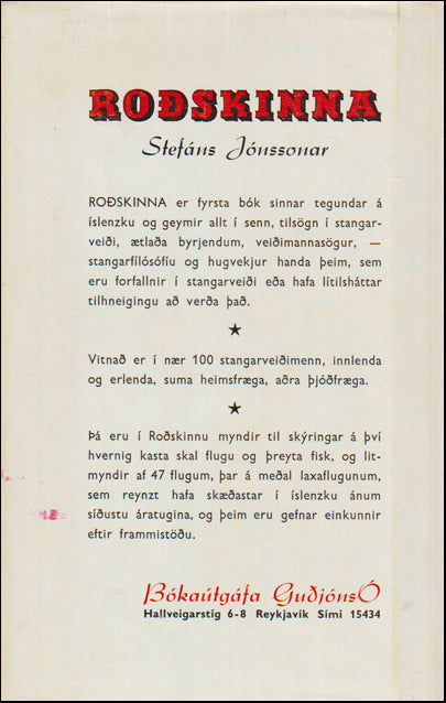 Roðskinna. Bók um galdurinn að fiska á stöng # 89395